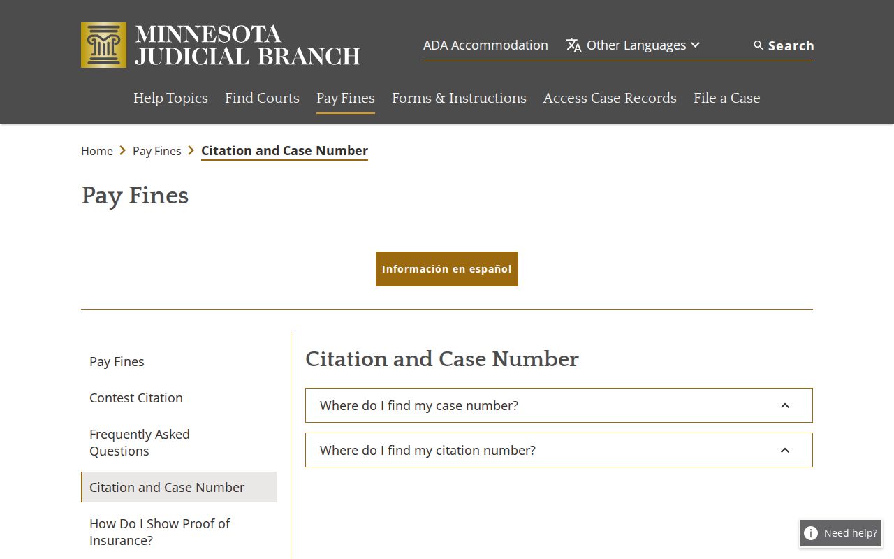 Grant County traffic warrant citation number and court case number format guide